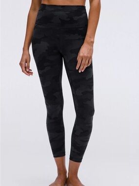 Lululemon Womens Align 25” High Rise Leggings Heritage Camo Size 0- EUC